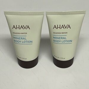 AHAVA Dead Sea Water Mineral Body Lotion - Cream and Blue